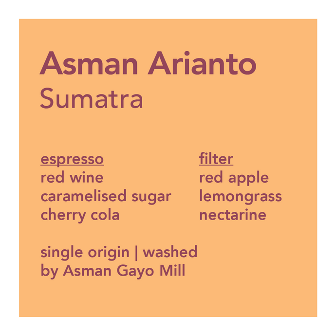 Asman Arianto, Sumatra