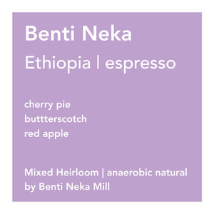 Benti Neka espresso