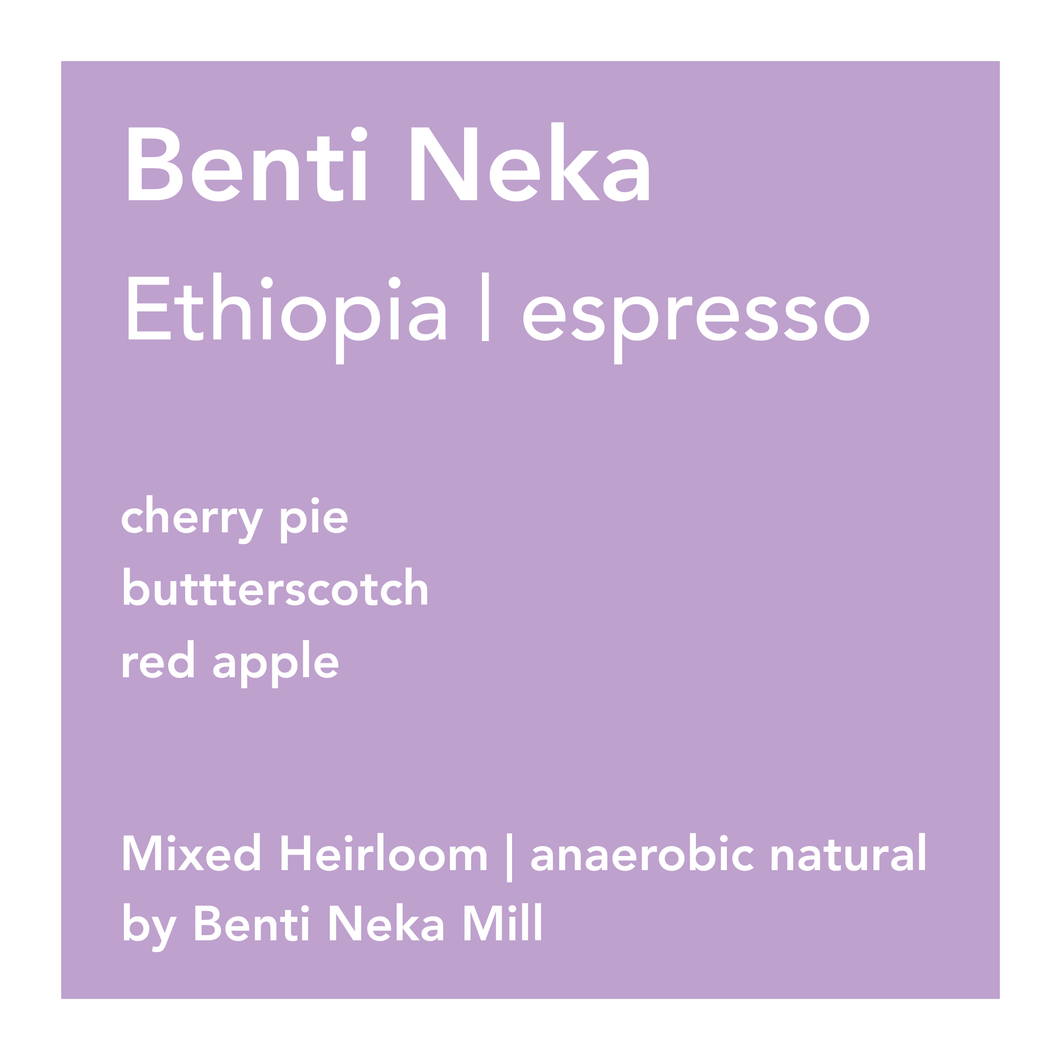 Benti Neka espresso