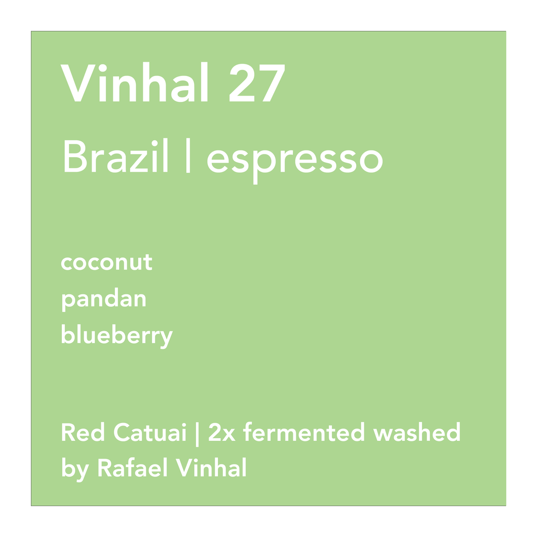 Vinhal 27, Brazil espresso